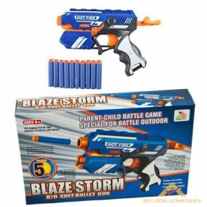 Nerf Style 10 Dart Yay Düzenekli Havalı Tabanca