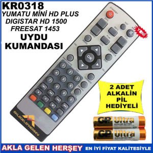 DİGİSTAR UYDU CİHAZI Receiver KUMANDASI KR0318