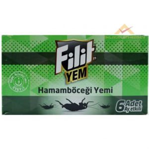 FİLİT 6 ADET HAMAMBÖCEĞİ VE KARINCA YOKEDİCİ YEM