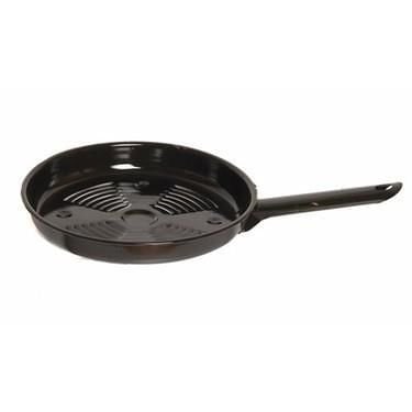 Kestanematik delikli emaye özel közleme tavası