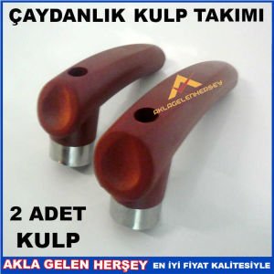 KIRMIZI RENKLİ ÇAYDANLIK ALT-ÜST KULP TAKIMI