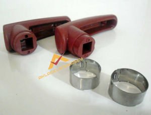 KIRMIZI RENKLİ ÇAYDANLIK ALT-ÜST KULP TAKIMI