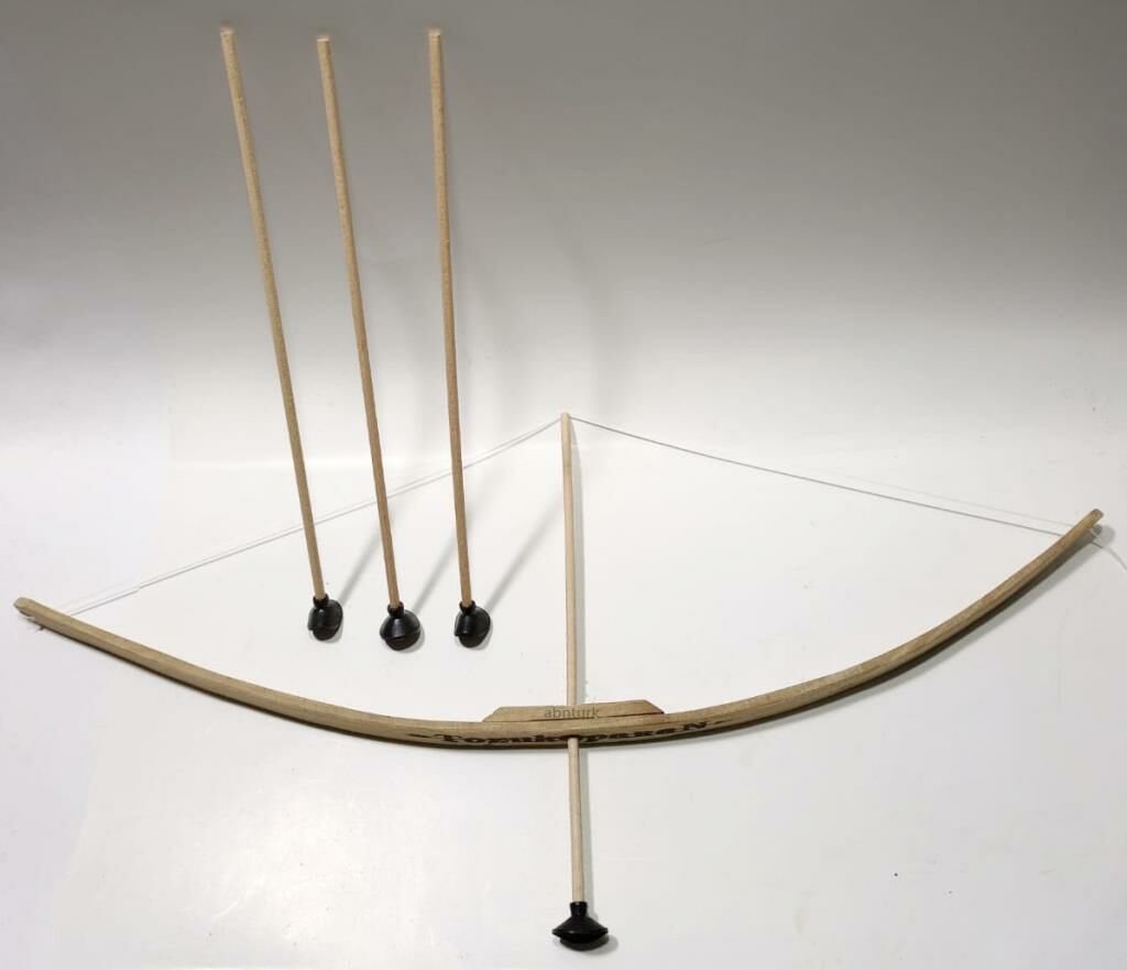 Orijinal Eğitici 75cm Ahşap Ok Yay Takımı +3 Vantuzlu Ok 30 mt Menzil Hassas Nişan Alma Güçlü Gergi