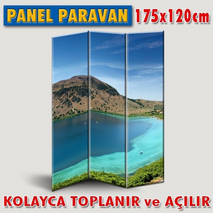 GÖRSELLİ KATLANIR PANEL BÖLME SİSTEMİ - GÖK - YANSIYAN TONLARI