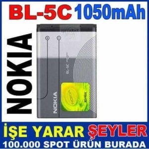 Nokia Bl-5c Yüksek Kalite Batarya 1050mah