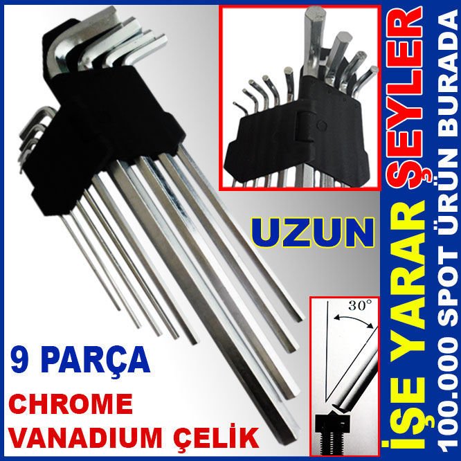 9 PARÇA ALTIGEN ÇELİK UZUN ALYAN TAKIMI