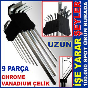 9 PARÇA ALTIGEN ÇELİK UZUN ALYAN TAKIMI