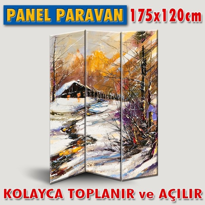 GÖRSELLİ KATLANIR PANEL BÖLME SİSTEMİ - KARAKIŞIN RESMİ