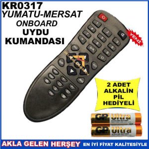 MERSAT UYDU CİHAZI Receiver KUMANDASI KR0317