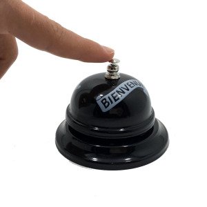 Dekoratif Metal Resepsiyon Zili Otel Pansiyon Karşılama Zili Çan