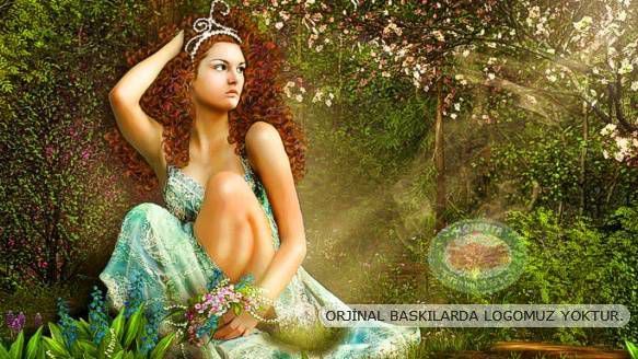 100x70cm ÇERÇEVELİ CANVAS TABLO FANTASY A00911