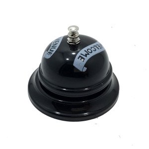 Dekoratif Metal Resepsiyon Zili Otel Pansiyon Karşılama Zili Çan