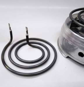 Boru Rezistanslı Elektrikli Ocak için 1000W Rezistans Orijinal CrNİ Hemen Isınıp Akkor olan Paslanmaz Yedek Parça