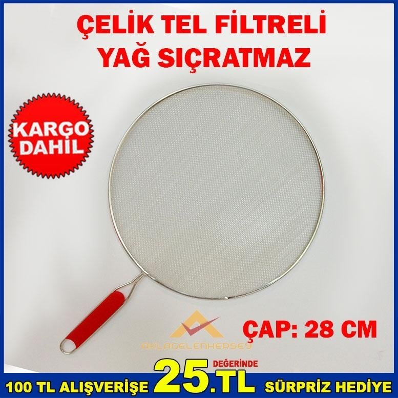 YAĞ SIÇRATMAZ YAĞ SIÇRAMASINI ÖNLER SAPLI KAPAK