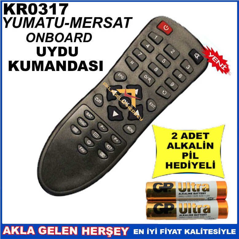 YUMATU UYDU CİHAZI Receiver KUMANDASI KR0317