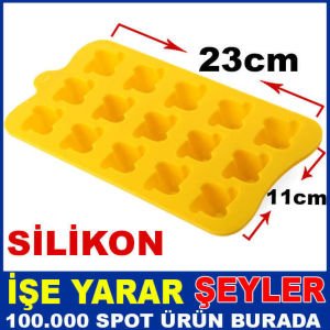 ESNEK SİLİKON PRATİK KULLANIMLI BUZ KALIBI