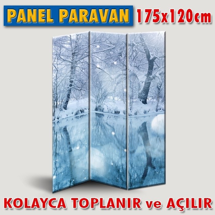 GÖRSELLİ KATLANIR PANEL BÖLME SİSTEMİ - KARIN MAVİ GÜZELLİĞİ