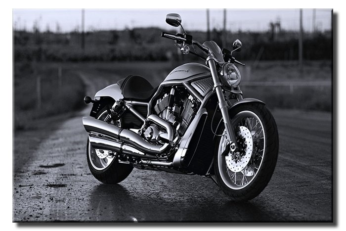 HARLEY STREET 750 6 değişen ölçü ORİJİNAL KANVAS TABLO