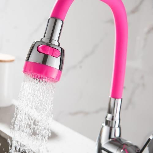 Silikonlu Heryone Hareket Edebilen Musluk Bataryası Evye