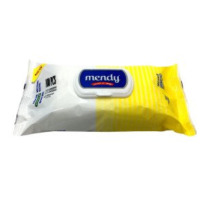 Kapaklı Büyük Islak Havlu Mendil Mendy 100'lü Islak Mendil