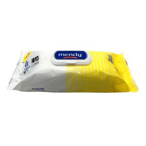 Kapaklı Büyük Islak Havlu Mendil Mendy 100'lü Islak Mendil