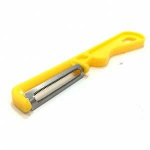 Çelik Bıçaklı Meyve Sebze Soyma Bıçağı Ergonomik Yan Soyacak