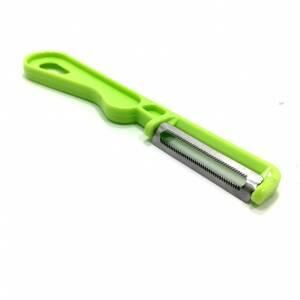 Çelik Bıçaklı Meyve Sebze Soyma Bıçağı Ergonomik Yan Soyacak