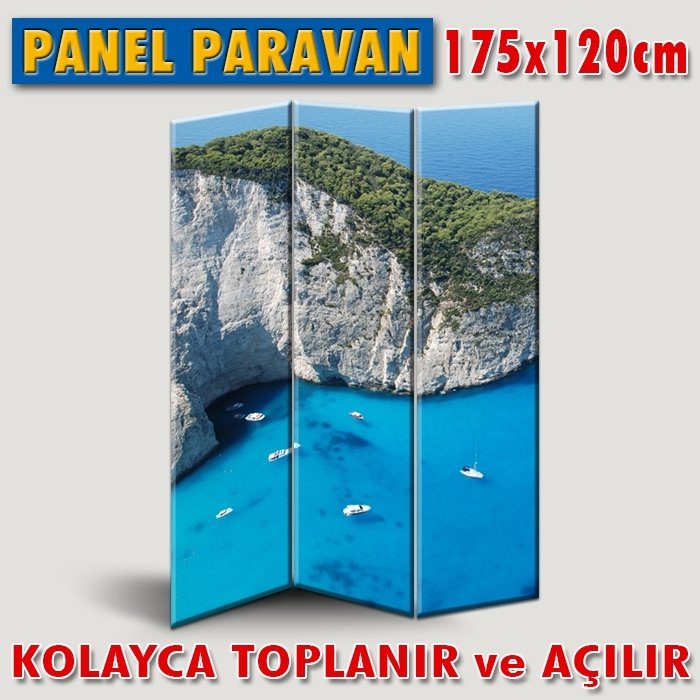 GÖRSELLİ KATLANIR PANEL BÖLME SİSTEMİ - ADA DAĞ VE MAVİLİK
