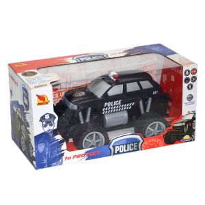 Uzaktan Kumandalı Jumbo Wheels Usb Şarjlı Işıklı Polis Arabası - Pick Up