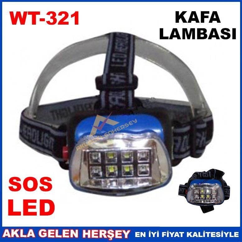 WT-321 SU GEÇİRMEZ SÜPER PARLAK KAFA LAMBASI