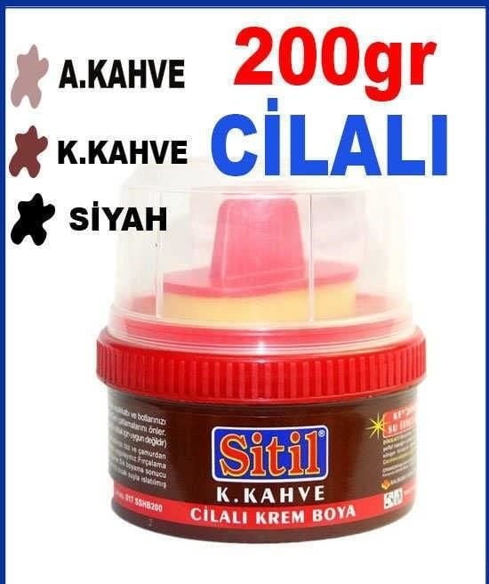 200gr. STİL CİLALI KREM AYAKKABI BOYASI 3 RENK