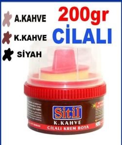 200gr. STİL CİLALI KREM AYAKKABI BOYASI 3 RENK