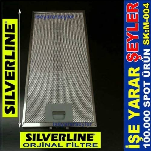 Silverline 1140 Model Ankastre Sürgülü Muftak Aspiratörü Filtresi