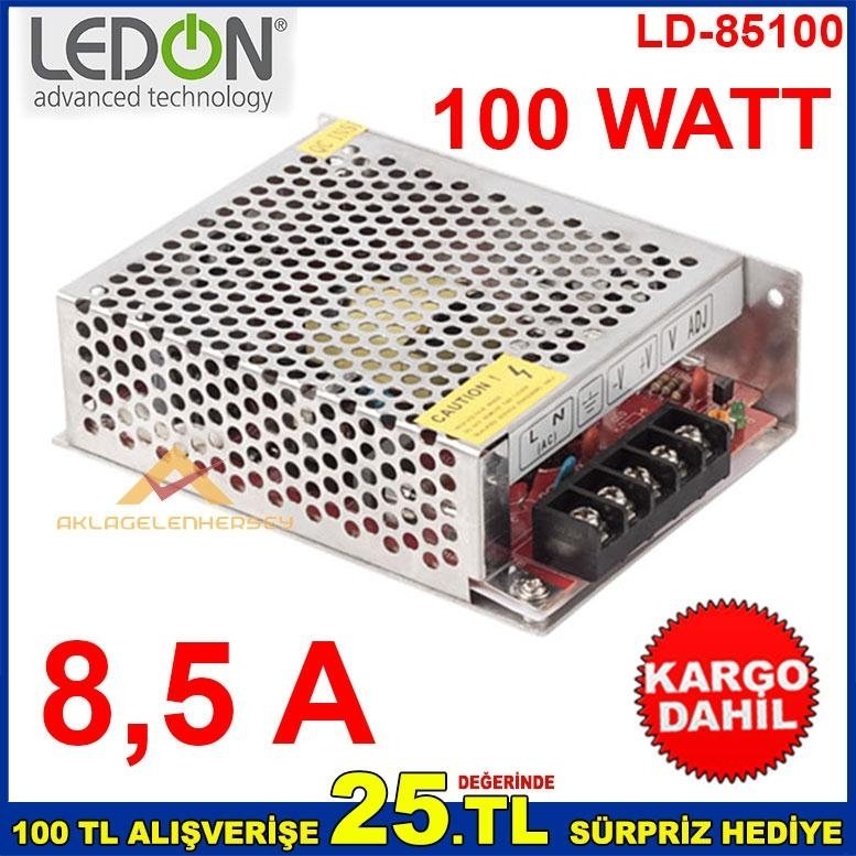 100 VOLT 8,5 Ah AMPER TRAFO ADAPTÖR GÜÇ KAYNAĞI