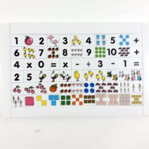 67 Parça Eğitici Öğretici Resimlerle Matematik Plastik Blok Lego Puzzle