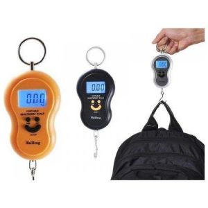 Gülen Yüz Dijital El Kantarı 50kg Baskül Hassas Elektronik Terazi Net Okunur Rakamlı Işıklı Ekran