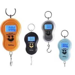 Gülen Yüz Dijital El Kantarı 50kg Baskül Hassas Elektronik Terazi Net Okunur Rakamlı Işıklı Ekran