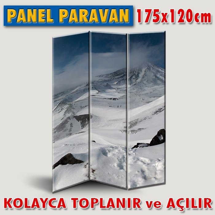 GÖRSELLİ KATLANIR PANEL BÖLME SİSTEMİ - YÜKSEKLER KAR ALTINDA