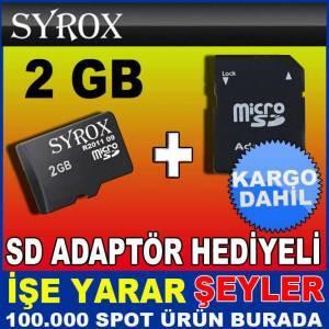 SYROX 2GB ACLASS ULTRA MİCRO SD HAFIZA KARTI KD