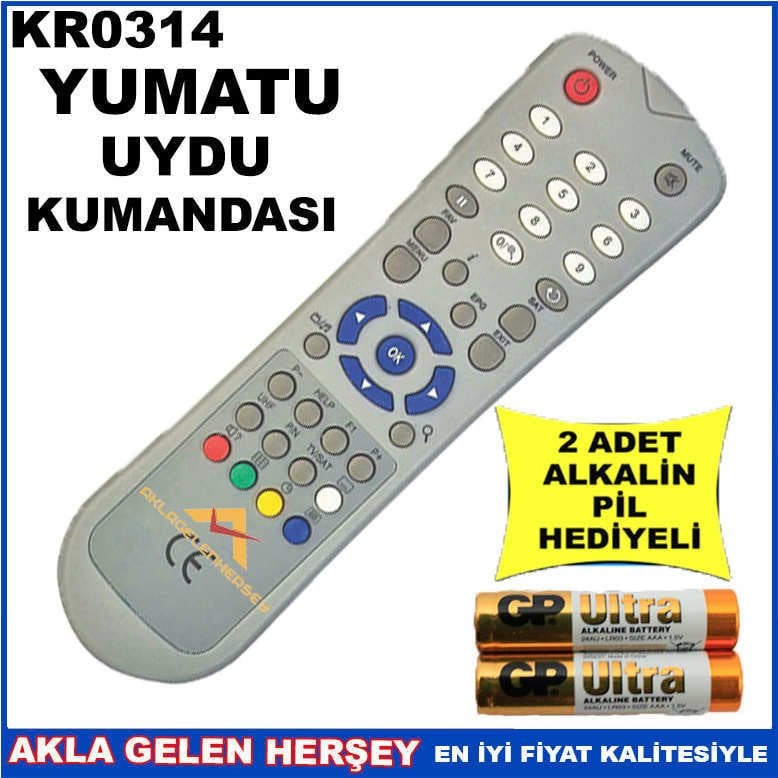 YUMATU UYDU CİHAZI Receiver KUMANDASI KR0314