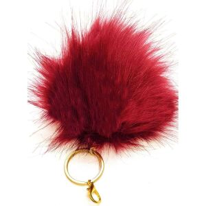 Sevimli Sempatik Tüylü Yuvarlak Ponpon Anahtarlık ve Çanta Aksesuarı