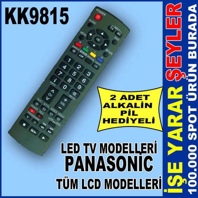PANASONİC LCD TV ORJİNAL TV KUMANDASI RM-720