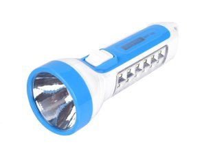 Şarj edilebilir LED El Feneri. El feneri olarak enerji tasarruflu, güçlü, 2W tek Led ampul. Işıldak