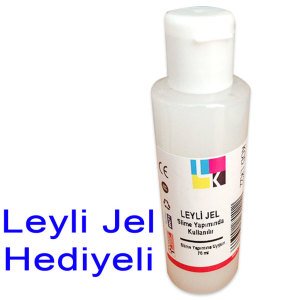 Sarı Renk Slime Yapımına Uygun Su Bazlı Sıvı Yapıştırıcı Küçük 70ml Leyli Jel Kokusuz Slime Jel