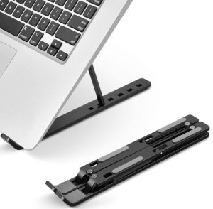 Açı Ayarlı Portatif Notebook Standı 7 Kademeli Ayarlı Katlanabilir Laptop Tablet için Stant
