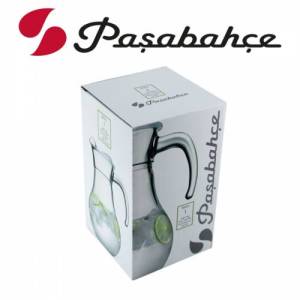 Paşabahçe 43934 1800 cc Bistro Şefaf Kapaklı Şık Cam Sürahi