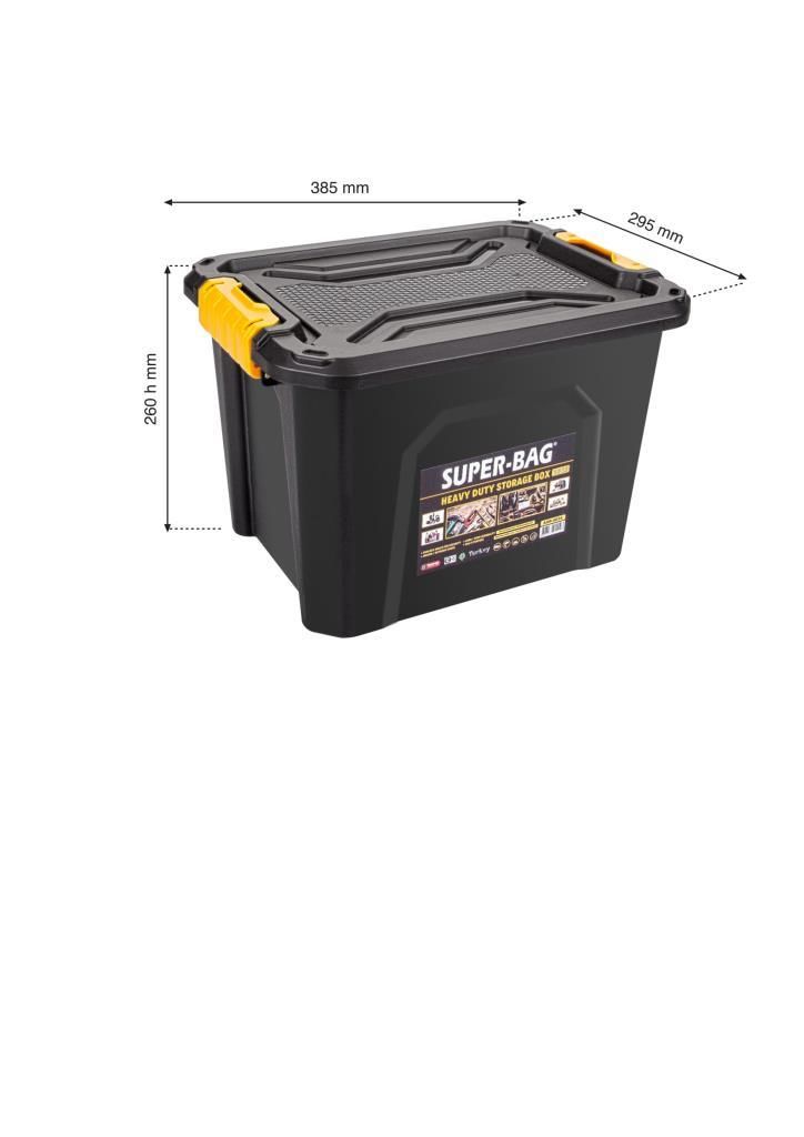 Saklama Kutusu 18 LT 385x295x260h mmASR-4034