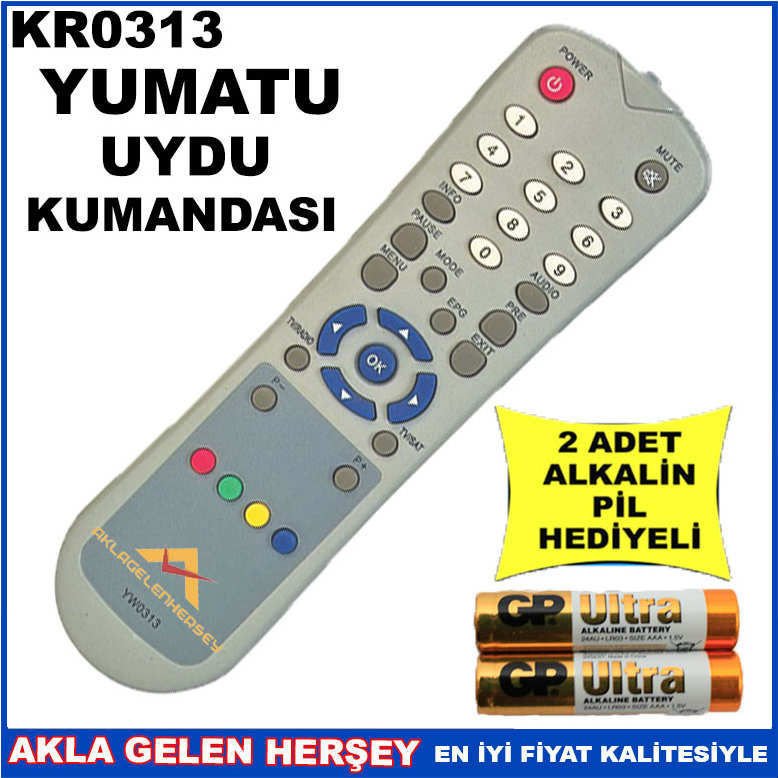 YUMATU UYDU CİHAZI Receiver KUMANDASI KR0313