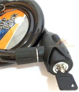 120cm uzun boy bisiklet kilidi Çelik halat,22mm kalınlık profesyonel süper sağlam motorsiklet kilidi