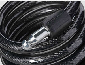 120cm uzun boy bisiklet kilidi Çelik halat,22mm kalınlık profesyonel süper sağlam motorsiklet kilidi